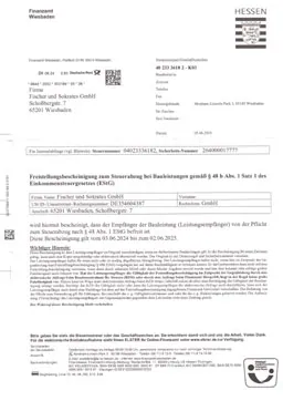 Download PDF-Datei: Freistellungsbescheinigung