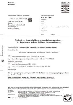 Download PDF-Datei: Nachweis zur Steuerschuldnerschaft